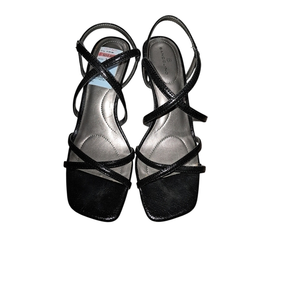 Bandolino Black Strappy Sandals - Picture 1 of 6